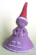 Julgumma i lera av Ylva  Elfstr&ouml;m, Hult&auml;ng