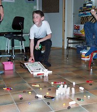 Arvid rullar p&aring;sk&auml;gg